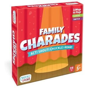 Family Charades Game Family Party Game Ages 5+ 2 Game Modes 3 Players